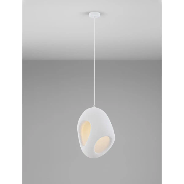 Designerska lampa wisząca LONTIZA LE45332 do salonu nad stół biała