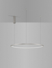 Wisząca lampa okrąg TOLUCA LE42787 Luces Exclusivas LED 48W 3000K srebrna