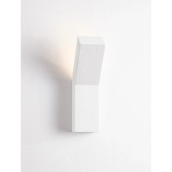 Ścienna lampa gipsowa DORSELA LE45576 minimalistyczna biała