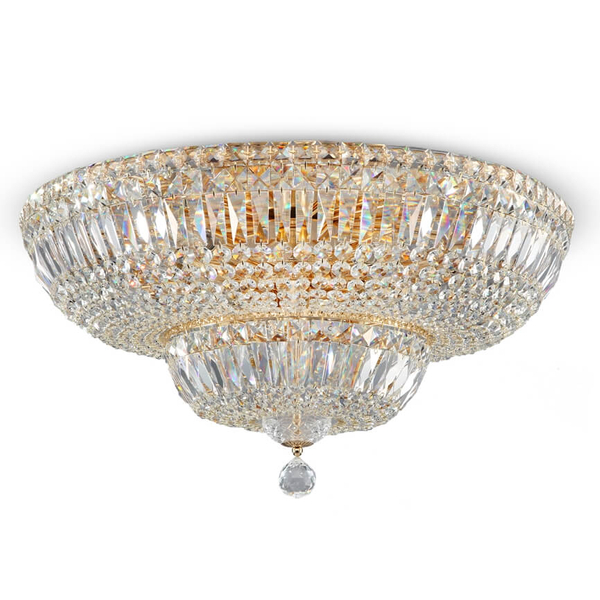 Plafoniera LAMPA glamour BASFOR DIA100-CL-16-G Maytoni kryształowa OPRAWA plafon kulisty pałacowy przezroczysty