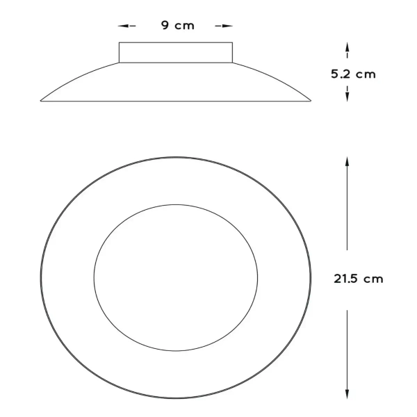 Sufitowa lampa ledowa Foskal 79177/06/31 Lucide LED 6W 2700K biała