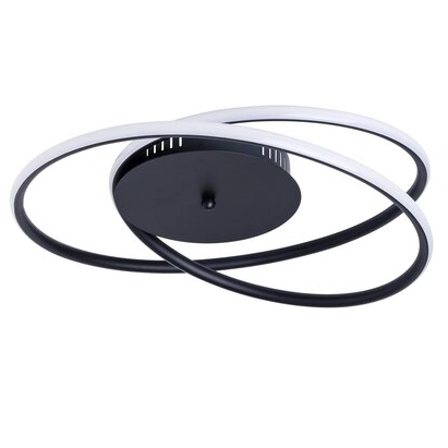 Plafon LAMPA sufitowa MERIDIA 3256 Rabalux metalowa OPRAWA pierścienie LED 40W 3000K plafoniera rings białe czarne