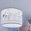 Lampa wisząca do pokoju dziecięcego CAT SL.1419 z abażurem kolorowa