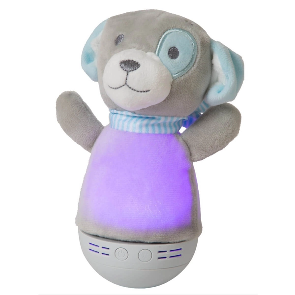 Lampka nocna piesek Dolly 77500/01/36 LED RGB 4,5W niebieska szara