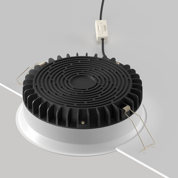 Lampa sufitowa Okno DL055-24W3-4-6K-W Maytoni LED 24W IP44 okrągła biała