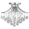 LAMPA sufitowa Wenecja 5192/4 8C Elem glamour OPRAWA metalowa z kryształkami chrom