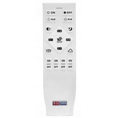 Lampa sufitowa chmury 414 Domeno LED 58W 2700K-6500K dziecięca biała