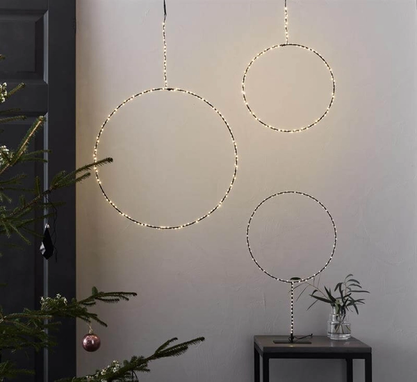 Wisząca lampa dekoracyjna Alpha ring LED 0,03W biała ciepła