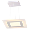 LAMPA wisząca LARVIK 308672 Polux kwadratowa OPRAWA zwis LED 25W 4000K biały