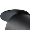 Metalowa lampa wpust PALLAS 314093 sufitowa tuba czarna biurowa