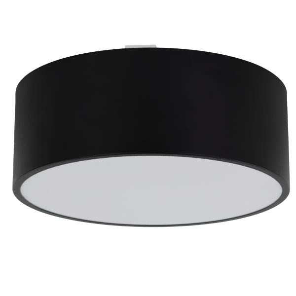 Minimalistyczny plafon tarasowy Livo 10984 okrągły IP54 czarny biały