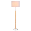 Stojąca lampa podłogowa Fogo LP-0304/2F WH Light Prestige do salonu biała
