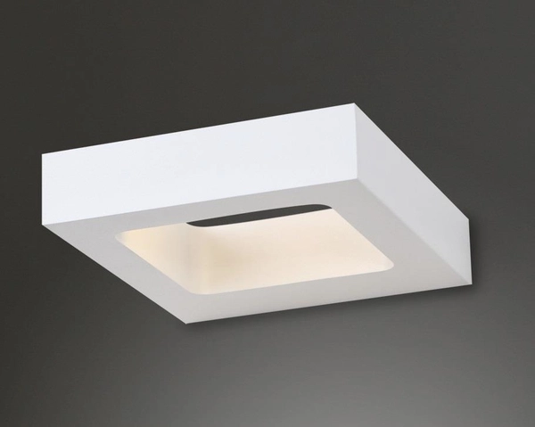 Kwadratowa LAMPA ścienna SALVADOR W0133 Maxlight metalowa OPRAWA łazienkowa LED 4W 3000K kinkiet IP54 biała