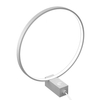 Okrągła lampka stojąca na stół Agaro 2003 Shilo LED 9W 4000K metal ring biały