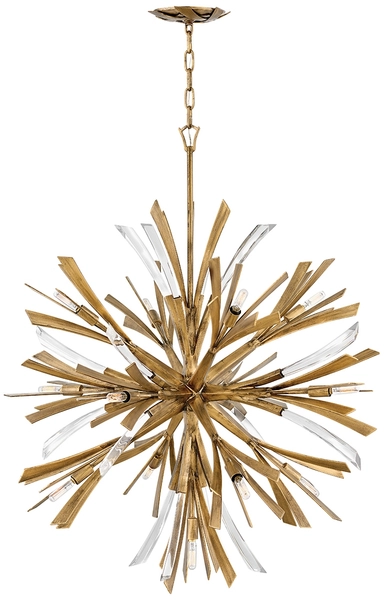 Dekoracyjna wisząca lampa QN-VIDA-13P-L gałęzie złote