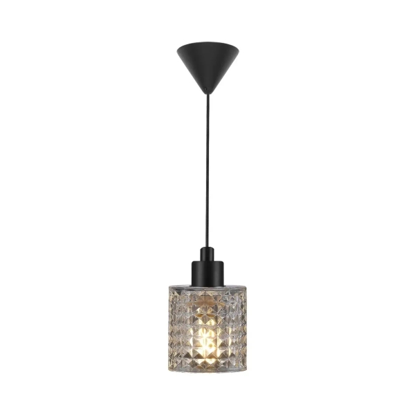 Szklana lampa wisząca Hollywood 46483000 tuba przezroczysty