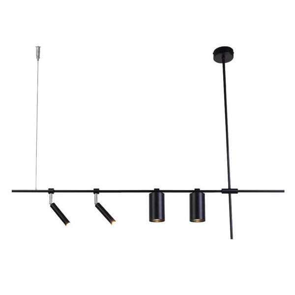 Regulowana LAMPA wisząca NAMASU 7926 Shilo metalowa tuby czarne