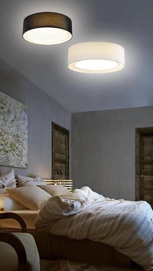 Natynkowa lampa abażurowa Milo AZ3330 do jadalni nad stół biała