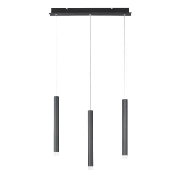 Potrójna lampa kaskadowa Bruno 15203-18 LED 18W 3000K tubki czarny