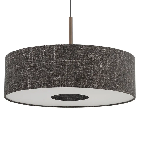 Regulowana lampa wisząca AMARELA 11660 z tkaniny brązowa