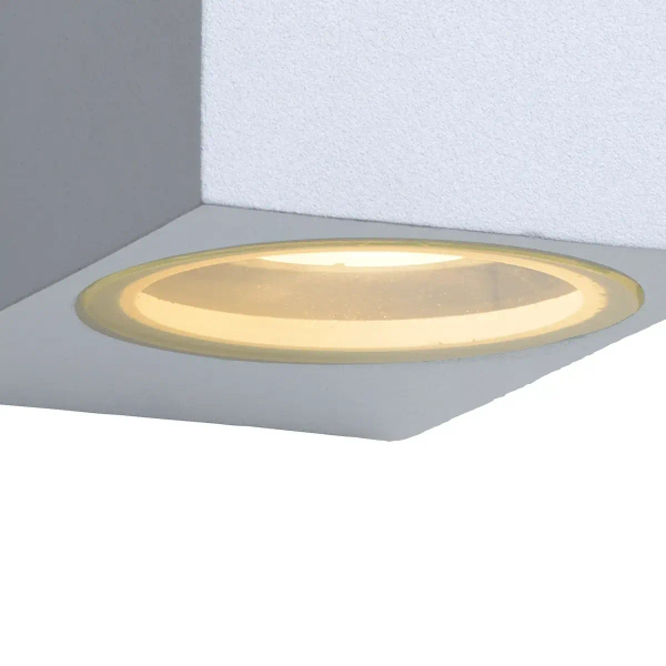 Podłużna lampa ścienna ZORA 22860/10/31 Lucide IP44 dół-góra biała