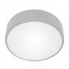 Plafon LAMPA sufitowa Cleo 137623613912 TEAM okrągła OPRAWA metalowa natynkowa srebrna biała