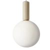 Wisząca lampa kulista TESTA beżowa biała 33-50908 3xG9 potrójna do jadalni