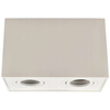 Sufitowa LAMPA downlight SLP6328 MDECO natynkowa OPRAWA prostokątny spot metalowy biały