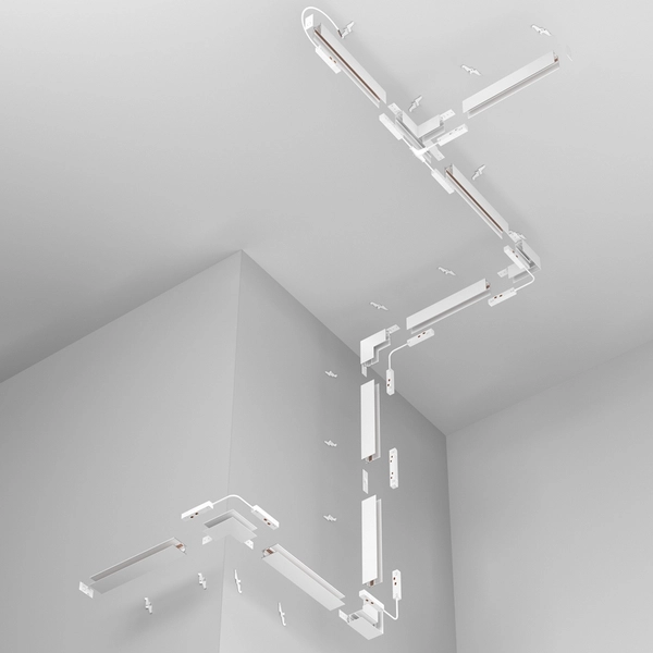 Nasufitowy magnetyczny szynoprzewód Exility TRX034-412W 2m biały