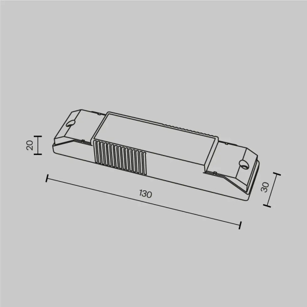 Transformator 12W Power supplies Triac PSL-TR40-150-300mA-DE biały
