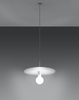 LAMPA wisząca SL.0852 metalowa OPRAWA loftowy ZWIS dysk biały