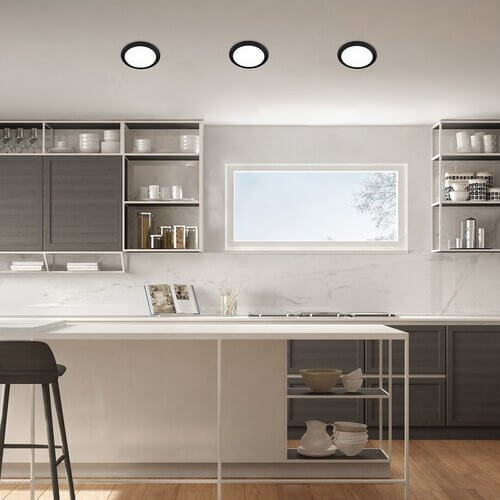 Sufitowa lampa okragła SHAUN2 71241 LED 6W 4000K wpuszczana czarny