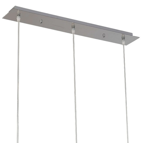 Loftowa LAMPA wisząca PETUNIA 5253 Rabalux szklana kaskada zwis 3-punktowy chrom