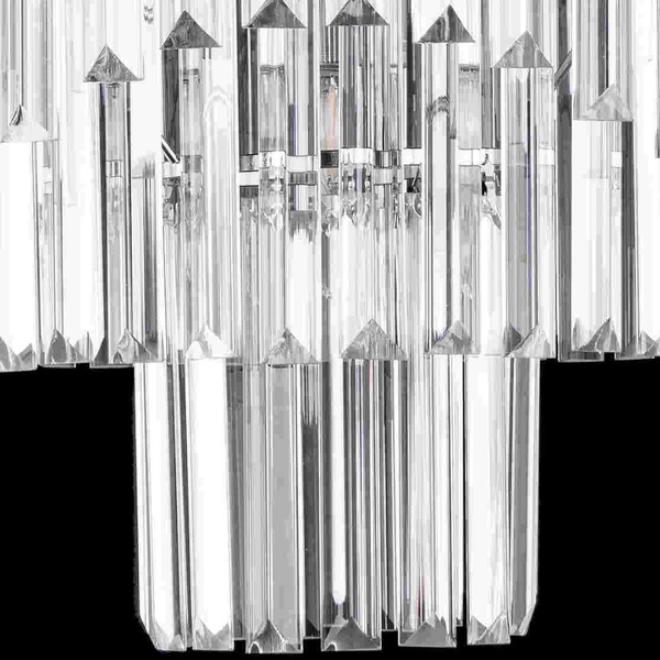 Żyrandol lampa wisząca VEN E1735/7 CR kryształowa glamour do salonu chrom