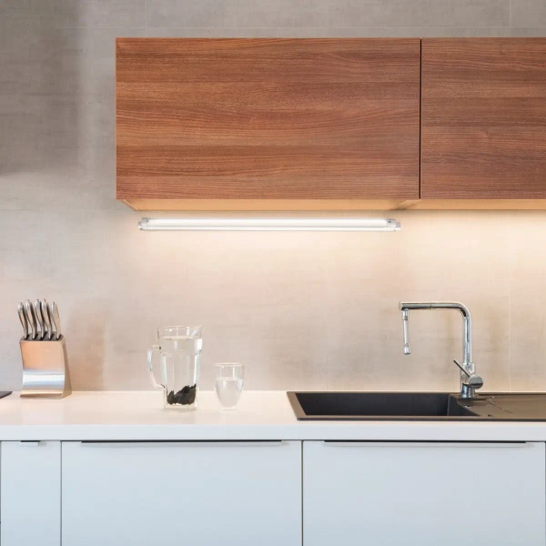 Podszafkowa lampa Slim 2344 podłużna do kuchni biała