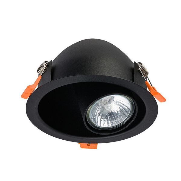 Punktowa lampa podtynkowa Dot 8826 czarny wpust do przedpokoju