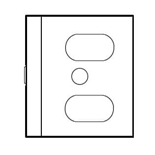 Krótki uchwyt do szyn MHT1-P1-BK TRACK Maxlight czarny