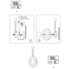 Ścienna lampa do salonu Bell LP-1702/1W TR LED 8W 3000-6000K złota czarna