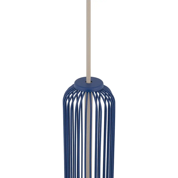 Metalowy klosz do lampy CAMELEON SINGLES 12216 beżowy granatowy