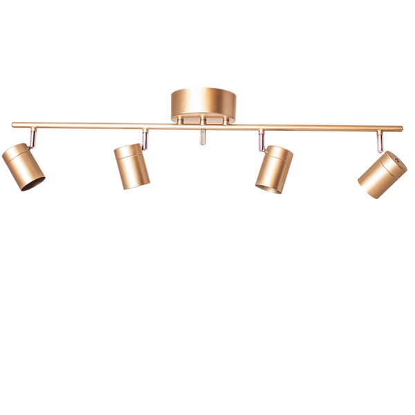 Sufitowa lampa regulowana Correct 4200720-6501 metalowe tuby różowe złoto