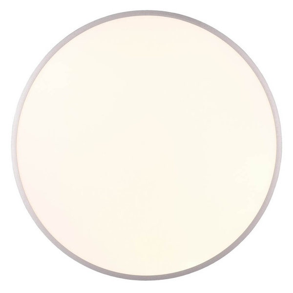 Ściemniany plafon z pilotem Yuma 641719187 LED 53W 3000-6500K biała srebrna