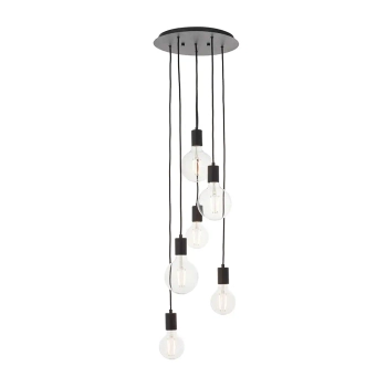 Wisząca lampa na kablu Studio 81535 loftowa czarny matowy