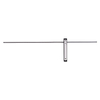 Ledowa lampa ścienna IMPULSE 8116 kinkiet 10W 3000K czarna listwa