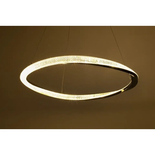 Lampa wisząca kryształowa ANILLO chrom MSE1501100598 1xLED 36W 3000K ring