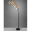 Regulowana lampa podłogowa Bolzano R41665032 RL Light drewno czarna