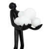 Designerska lampa stojąca HUMAN MSE1501100514 człowiek kule białe czarne