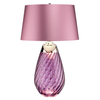 Stolikowa lampa nocna Lena LENA-TL-L-PLUM szklana śliwkowa