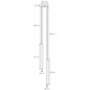 Podwójna lampa wisząca Roll 11176201 Kaspa LED 8,4W 3000K tuby białe