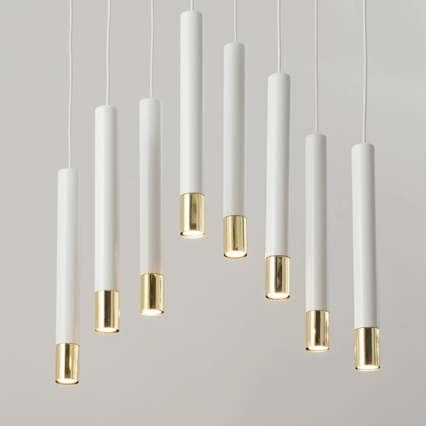 Pokojowa kaskada wisząca Sopel Grand 33391 nowoczesna biała złota