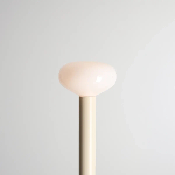 Owalna lampa stojąca Flo Floor Cream 7000A9_M kremowa